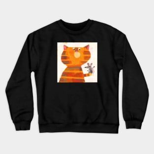 Cat and Banjomouse Crewneck Sweatshirt